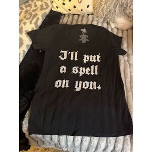 I put a spell on you novelty kitsch tee t shirt medium